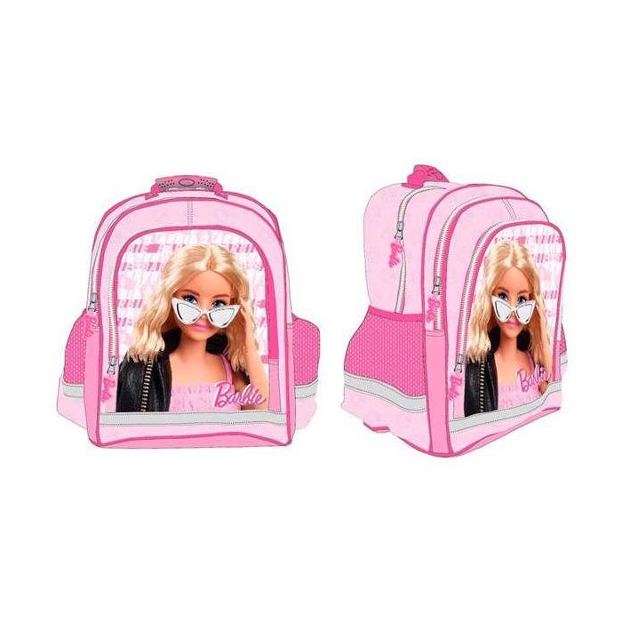 Mochila Barbie Doble Compartimento Adaptable a Carro 41,5 X 30 X 17 CM. 1