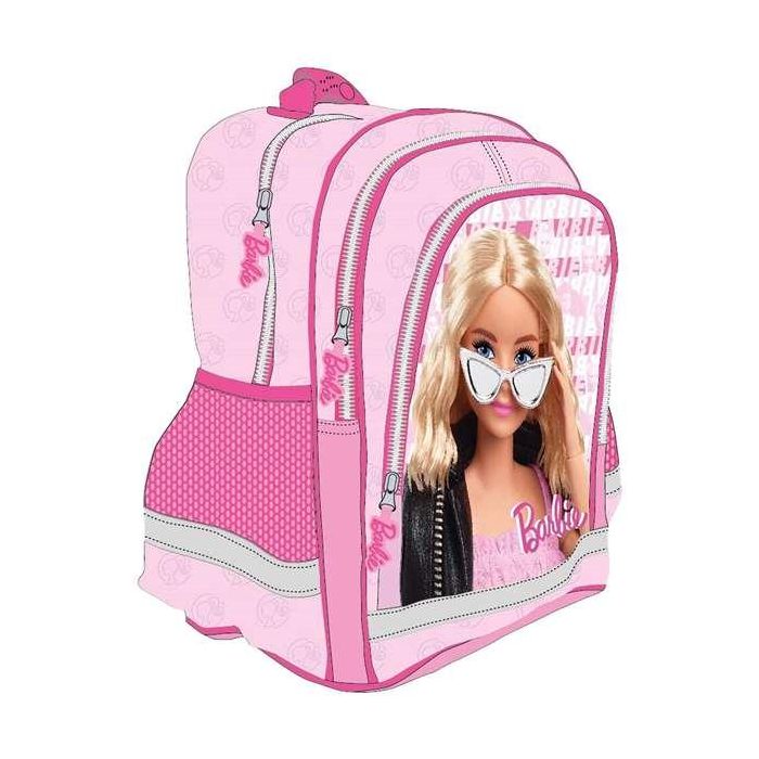 Mochila barbie doble compartimento adaptable a carro 41,5 x 30 x 17 cm.