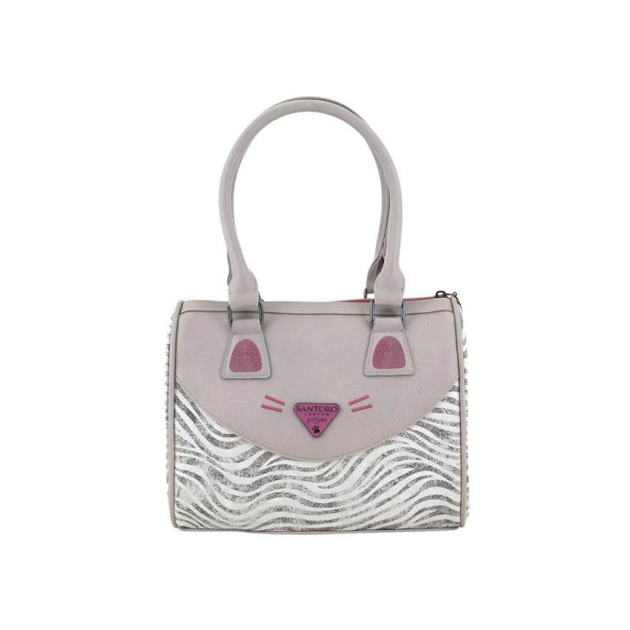 Bolso de Mano Gorjuss Ruby wild Gris (28 x 22 x 13 cm) 1