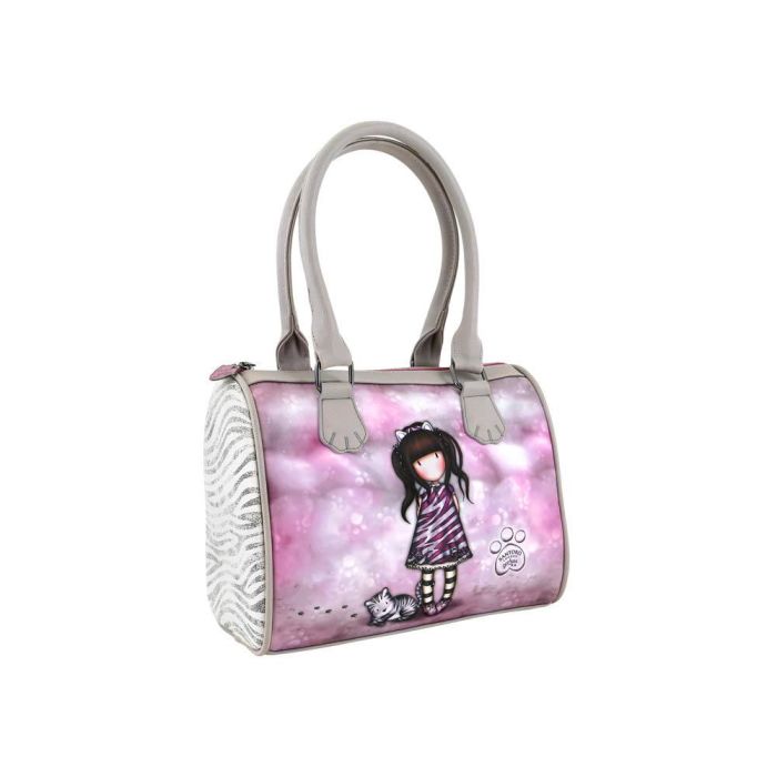 Bolso de Mano Gorjuss Ruby wild Gris (28 x 22 x 13 cm)