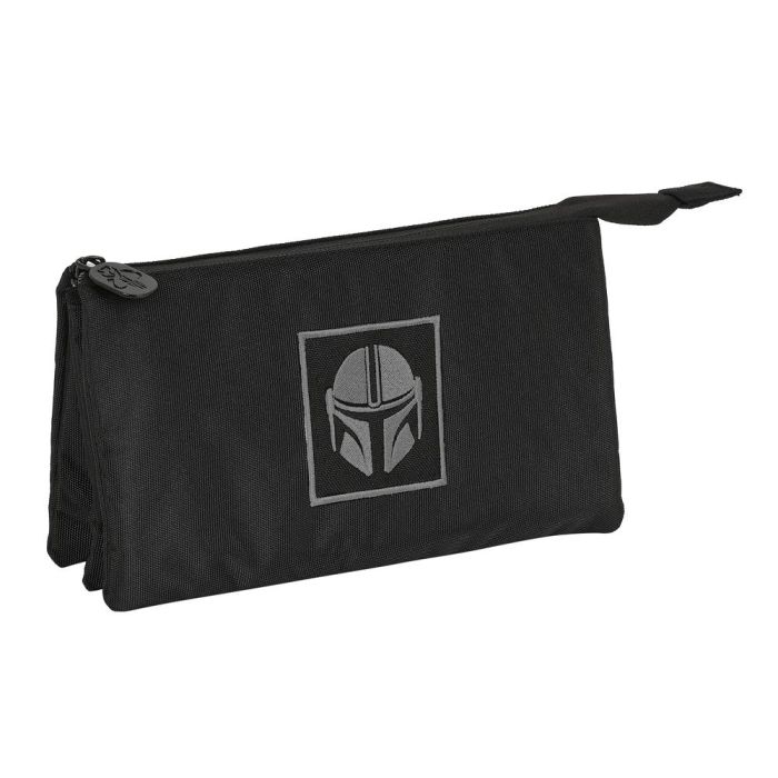 Bolso Escolar Safta Portatodo The Mandalorian Teen Triple 220x30x120 mm