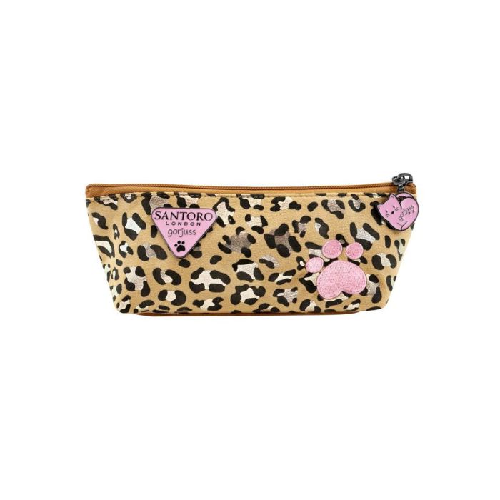 Estuche Escolar Gorjuss Leopardo (22.3 x 8.8 x 5.7 cm) 1