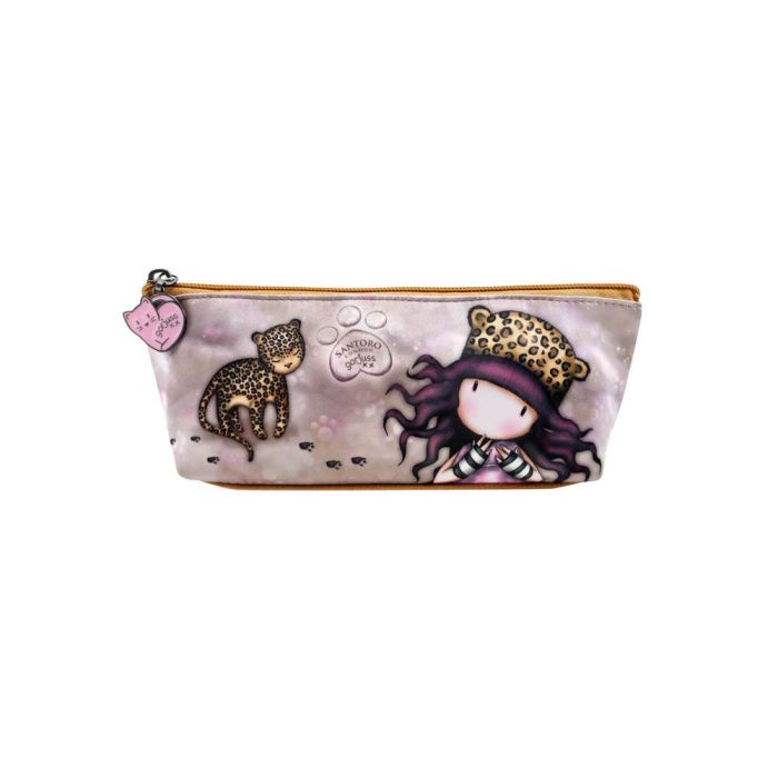 Estuche Escolar Gorjuss Leopardo (22.3 x 8.8 x 5.7 cm)