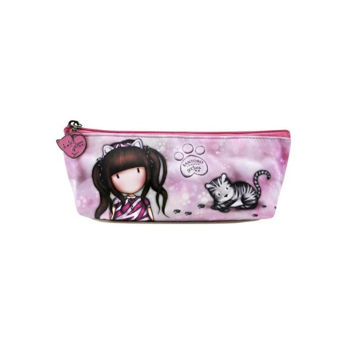 Estuche Escolar Gorjuss Ruby wild Gris (22.3 x 8.8 x 5.7 cm)