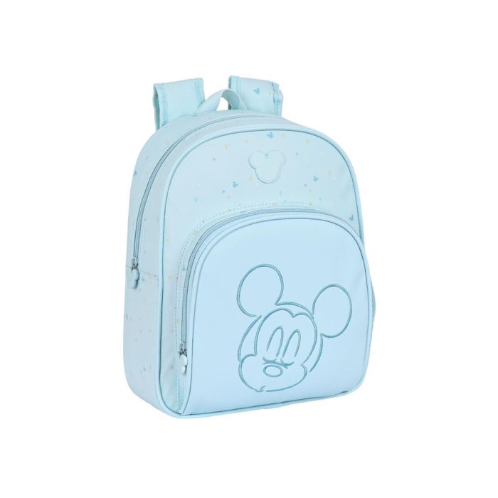 Mochila Escolar Mickey Mouse Clubhouse Baby Azul claro (28 x 34 x 10 cm)