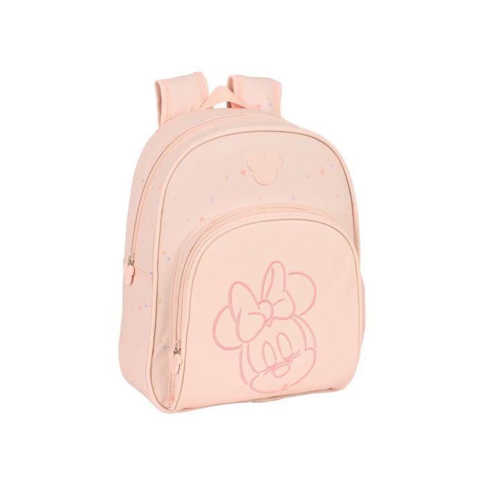 Mochila Escolar Minnie Mouse Baby Rosa (28 x 34 x 10 cm)