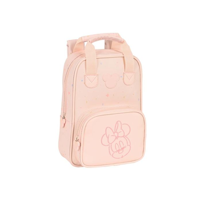 Mochila Escolar Minnie Mouse Rosa (20 x 28 x 8 cm)