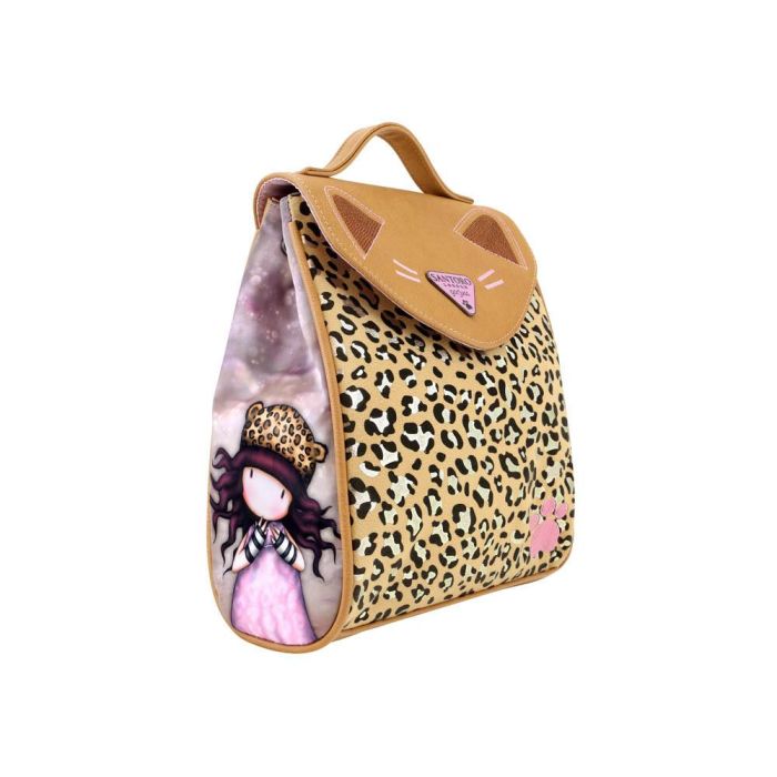 Mochila Casual Gorjuss Leopardo (23 x 11 x 27 cm)