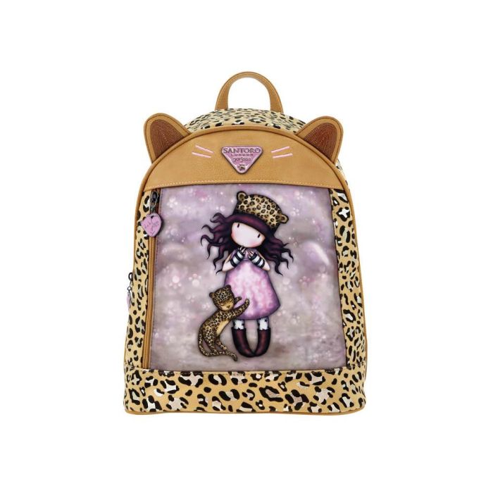 Mochila Casual Gorjuss Leopardo (25,5 x 31 x 10 cm)