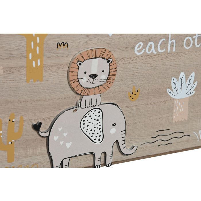 Caja Kids DKD Home Decor Natural Multicolor 21 x 18 x 36 cm 1 Caja Kids DKD Home Decor Natural Multicolor 21 x 18 x 36 cm 1