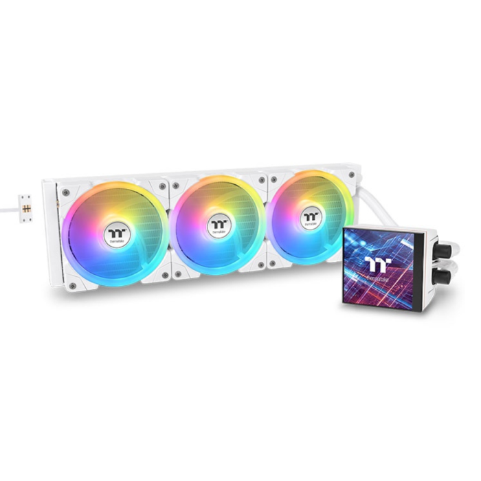 Thermaltake MAGFloe 420 Ultra ARGB Sistema de Refrigeración Líquida AIO para Procesador 14 cm Blanco