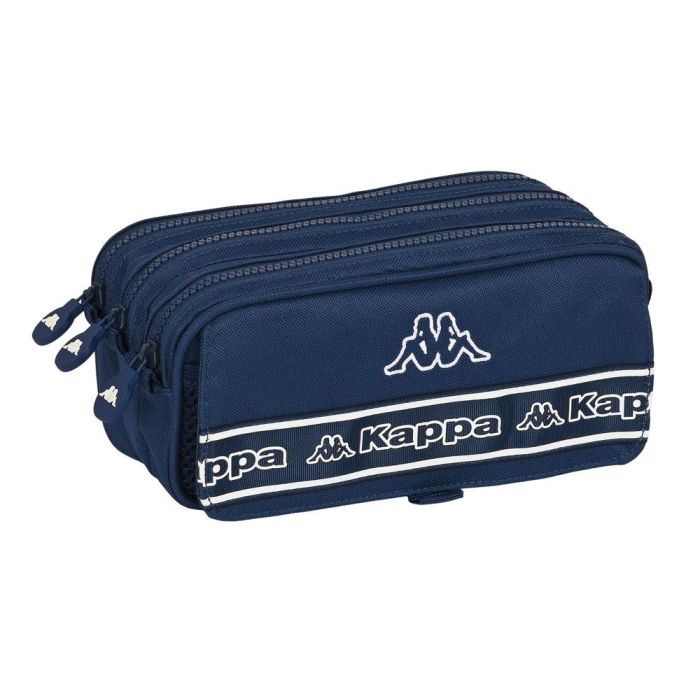 Portatodo Triple Kappa Navy Azul marino (21,5 x 10 x 8 cm)