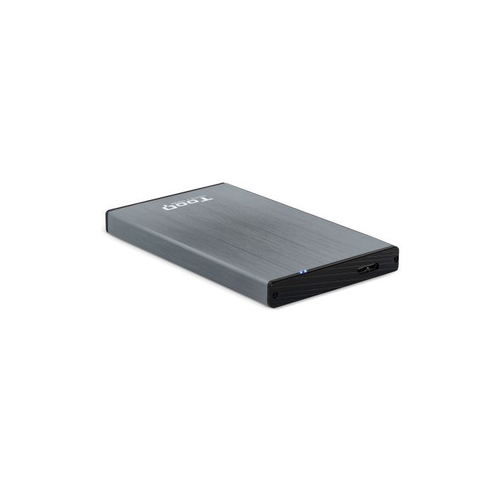 Carcasa para Disco Duro TooQ TQE-2527G 2,5" SATA USB 3.0 Negro 1