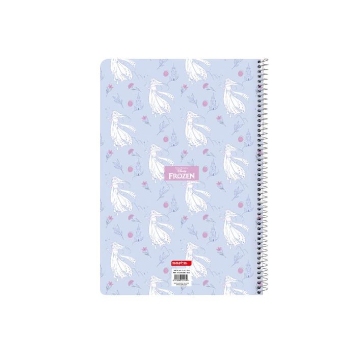 Cuaderno Espiral Safta Folio 80 H 60 gr Cuadro 4 mm Tapa Extradura Frozen Ii Memories 1