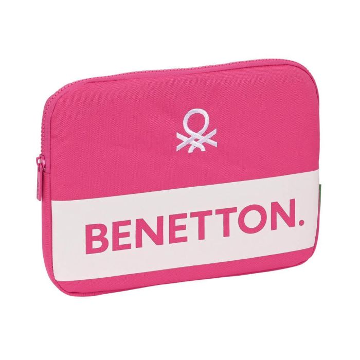 Funda para Portátil Benetton Raspberry Fucsia (31 x 23 x 2 cm)