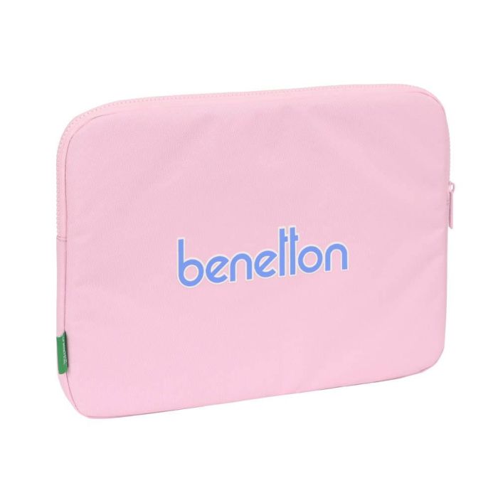 Funda para Portátil Benetton Pink Rosa (34 x 25 x 2 cm) 1