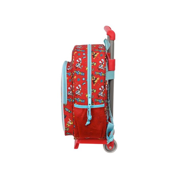 Mochila Escolar con Ruedas The Paw Patrol Funday Azul Rojo 26 x 34 x 11 cm 2