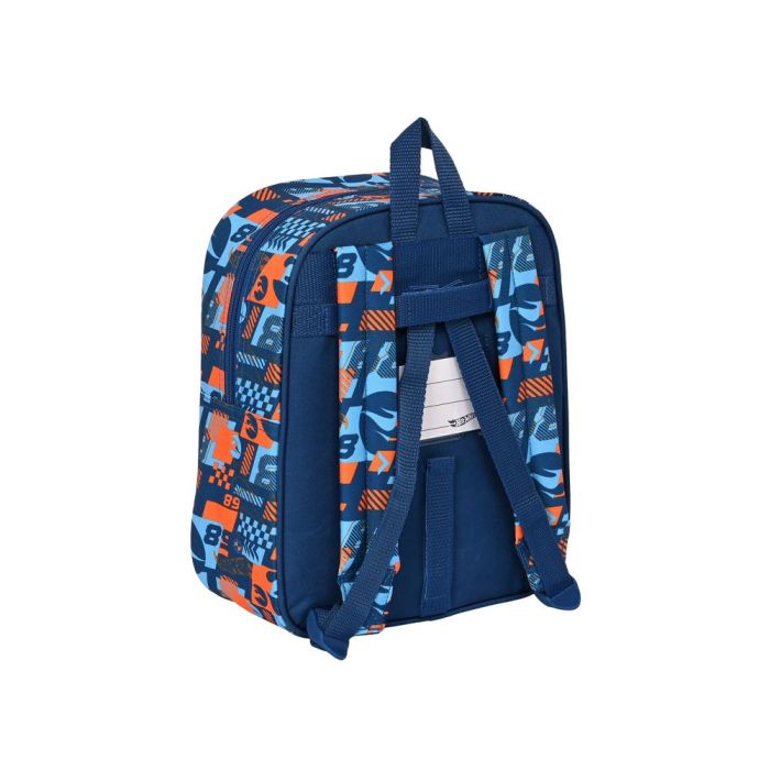 Mochila Infantil Hot Wheels Speed club Naranja Azul marino (22 x 27 x 10 cm) 1