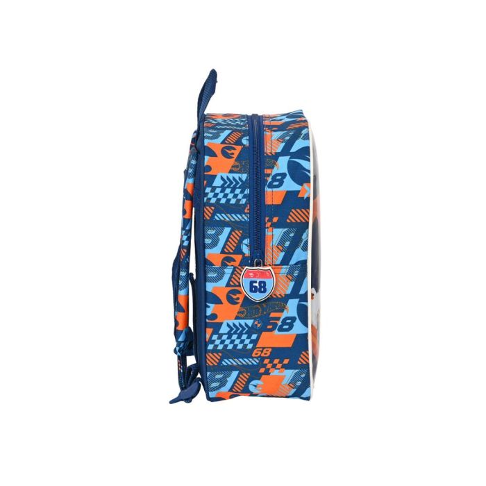 Mochila Infantil Hot Wheels Speed club Naranja Azul marino (22 x 27 x 10 cm) 2