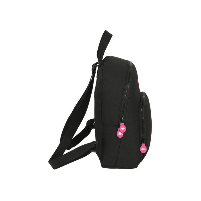 Mochila Casual Kappa Black and pink Negro 13 L 2