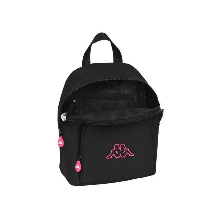 Mochila Casual Kappa Black and pink Negro 13 L 3