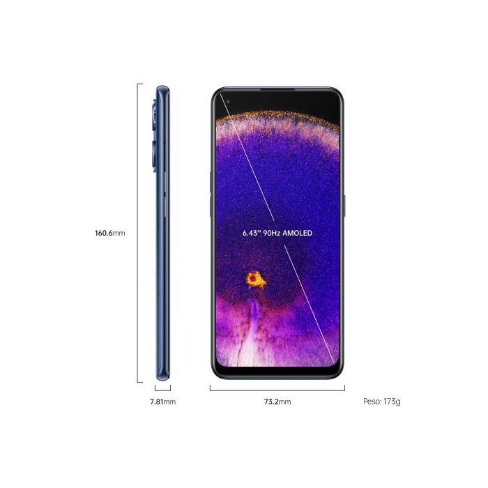 OPPO Find X5 Lite 16,3 cm (6.43") SIM doble Android 12 5G USB Tipo C 8 GB 256 GB 4500 mAh Negro 1