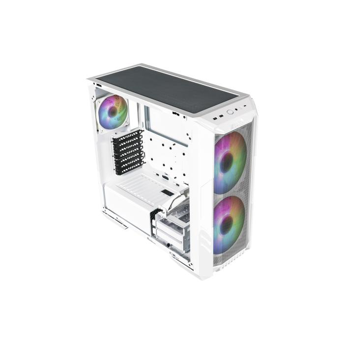 Caja Cooler Master Haf500 E-Atx Argb Blanca Cristal Templado (H500-WGNN-S00) 5