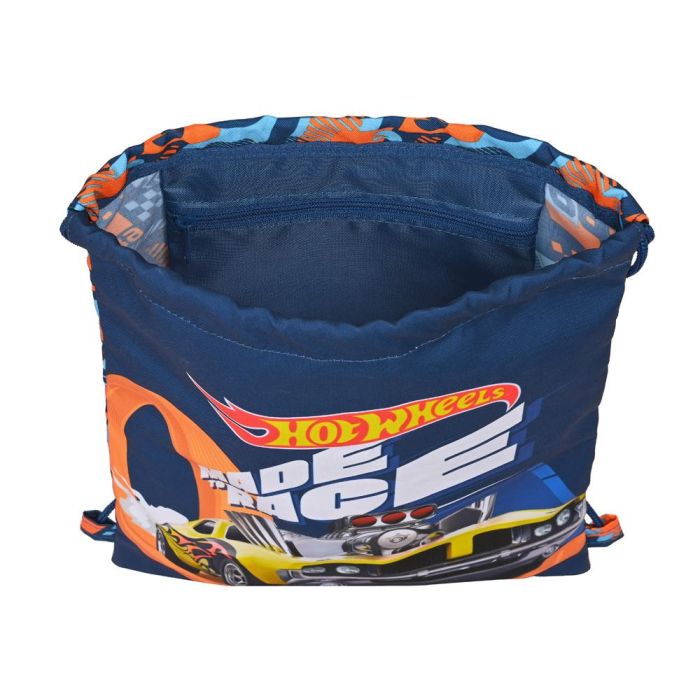 Bolsa Mochila con Cuerdas Hot Wheels Speed club Naranja (26 x 34 x 1 cm) 3