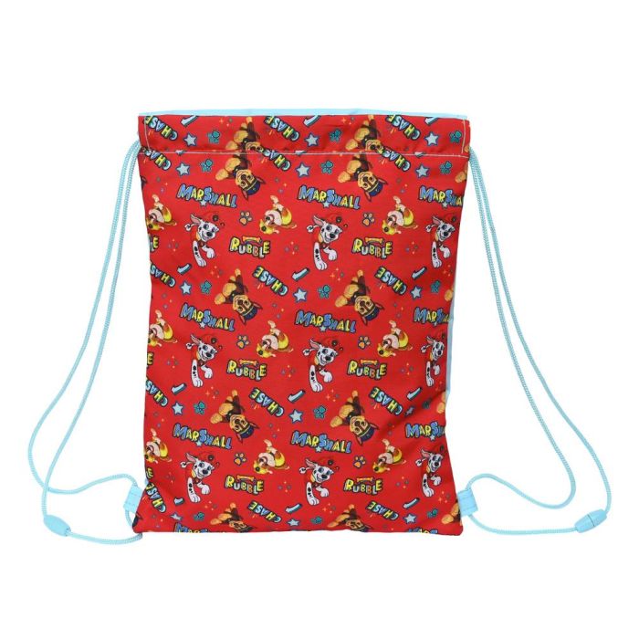 Bolsa Mochila con Cuerdas The Paw Patrol Funday Rojo Azul claro (26 x 34 x 1 cm) 1