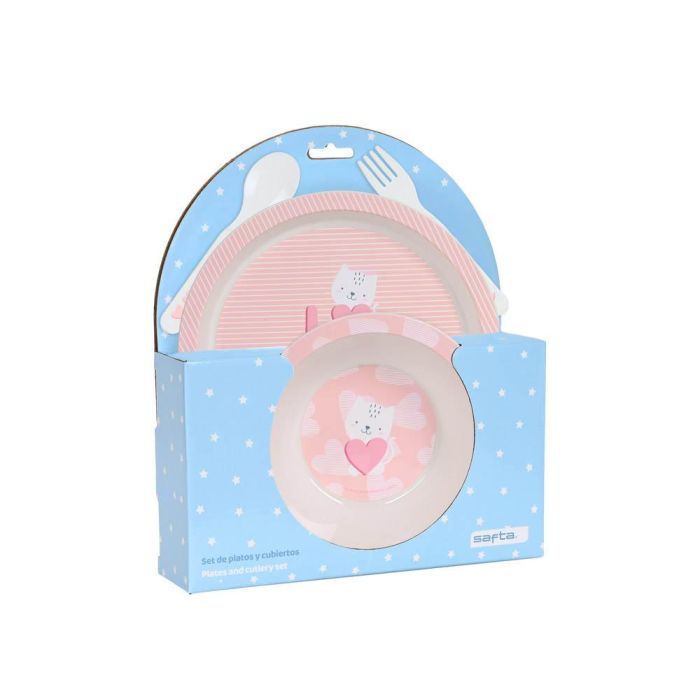 Set Platos Y Cubiertos Safta Preescolar 260x225X55 mm 0 Set Platos Y Cubiertos Safta Preescolar 260x225X55 mm 0