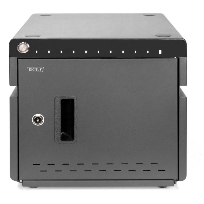 Digitus Mobiler Desktop Ladeschrank für 10 Notebooks/Tablets bis 14'' USB-C 20W UVC-Desinfektion Lüfter Schwarz 3 Digitus Mobiler Desktop Ladeschrank für 10 Notebooks/Tablets bis 14'' USB-C 20W UVC-Desinfektion Lüfter Schwarz 3