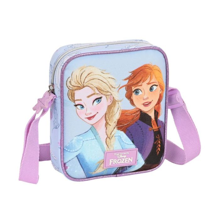 Bolso Bandolera Frozen Believe Lila 16 x 18 x 4 cm Bolso Bandolera Frozen Believe Lila 16 x 18 x 4 cm