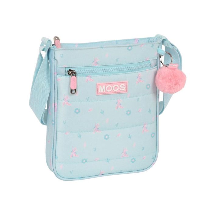 Bolso Bandolera Moos Garden 21 x 25 x 4.5 cm Turquesa