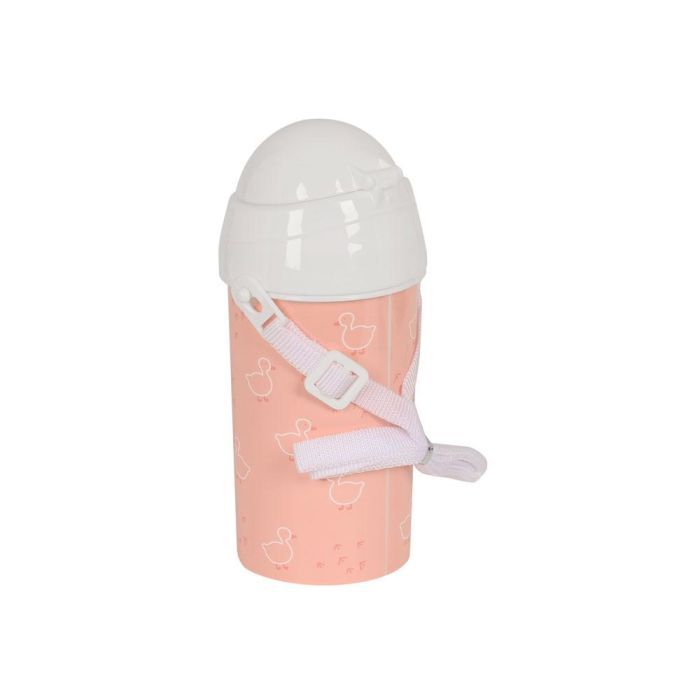 Botella Portaliquidos Safta 500 mL Apertura Automatica Con Pajita Preescolar 195x73X7,30 mm