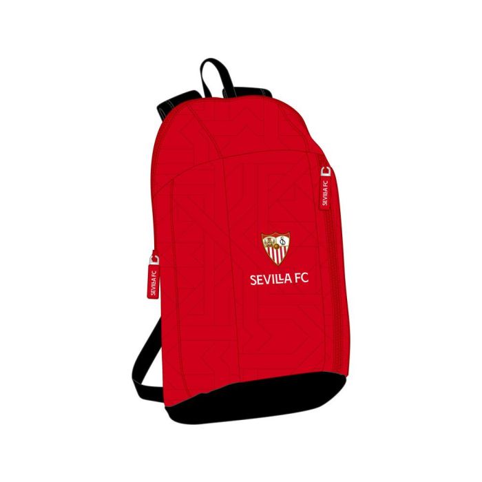 Mochila de Senderismo Sevilla Fútbol Club Negro Rojo 22 x 39 x 10 cm