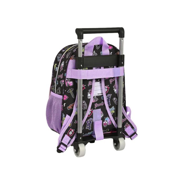 Mochila Con Carro Safta Monster High Creep 340x280X100 mm 1