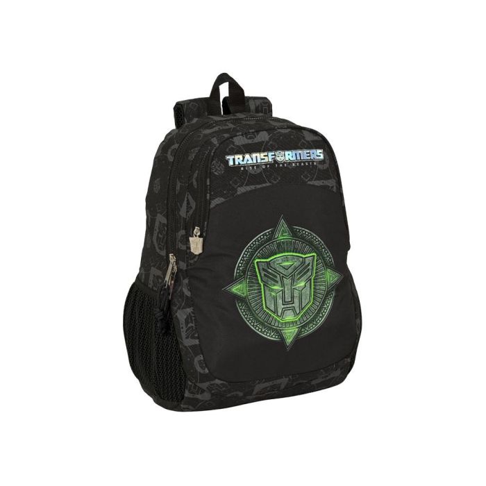 Mochila Escolar Transformers Negro 32 x 44 x 16 cm