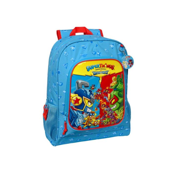 Mochila Escolar SuperThings Rescue force 32 x 42 x 14 cm Azul