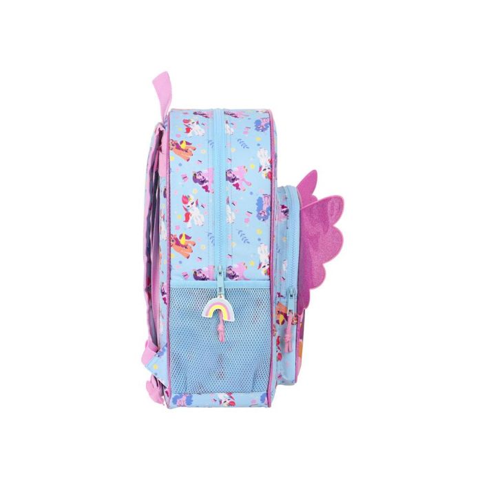 Mochila Escolar My Little Pony Wild & free Azul Rosa 33 x 42 x 14 cm 2