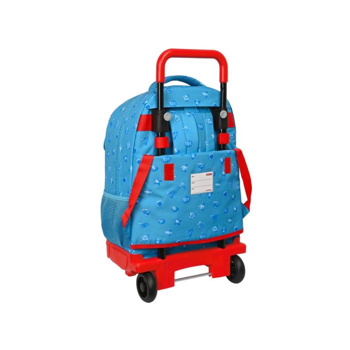 Mochila Escolar con Ruedas SuperThings Rescue force 33 x 45 x 22 cm Azul 1