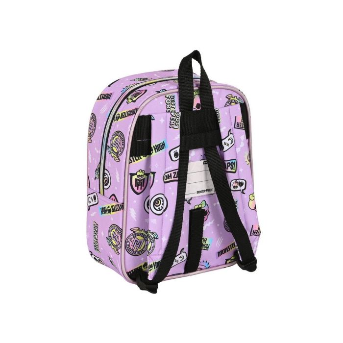 Mochila Escolar Monster High Best boos Lila 22 x 27 x 10 cm 1