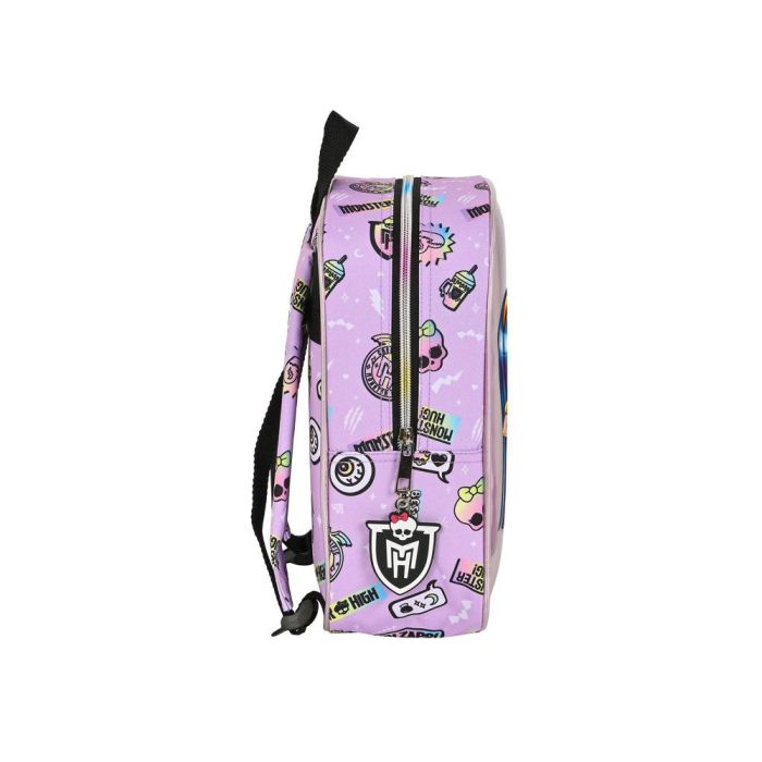 Mochila Escolar Monster High Best boos Lila 22 x 27 x 10 cm 2