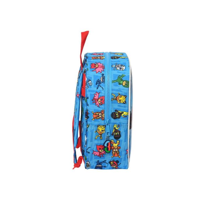 Mochila Escolar PJ Masks Azul 22 x 27 x 10 cm 2