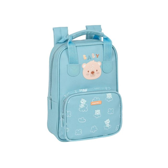 Mochila Escolar Safta Baby bear 20 x 28 x 8 cm Azul