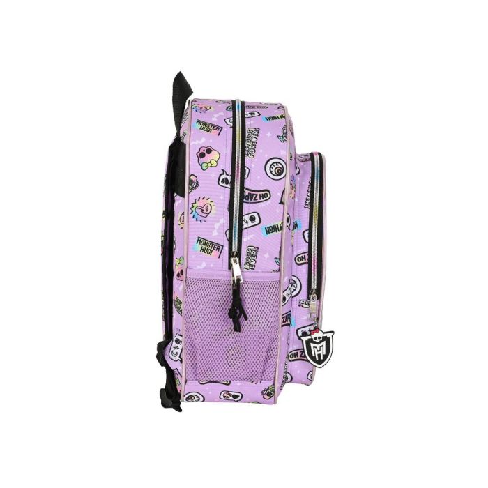 Mochila Escolar Monster High Best boos Lila 32 X 38 X 12 cm 2