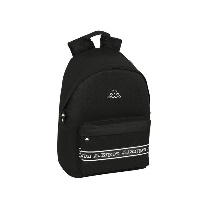 Mochila para portatil 14,1" kappa basics "negro" 31x41x16cm