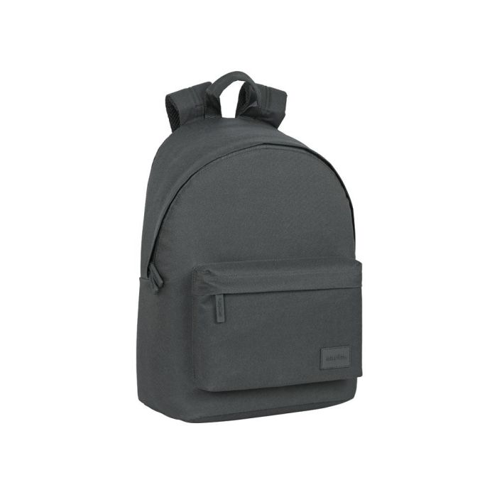 Mochila para portatil 14,1" safta basic "gris" 31x41x16cm