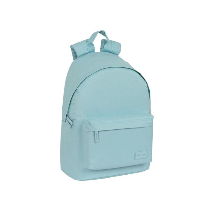 Mochila para portatil 14,1" safta basic azul 31x41x16cm