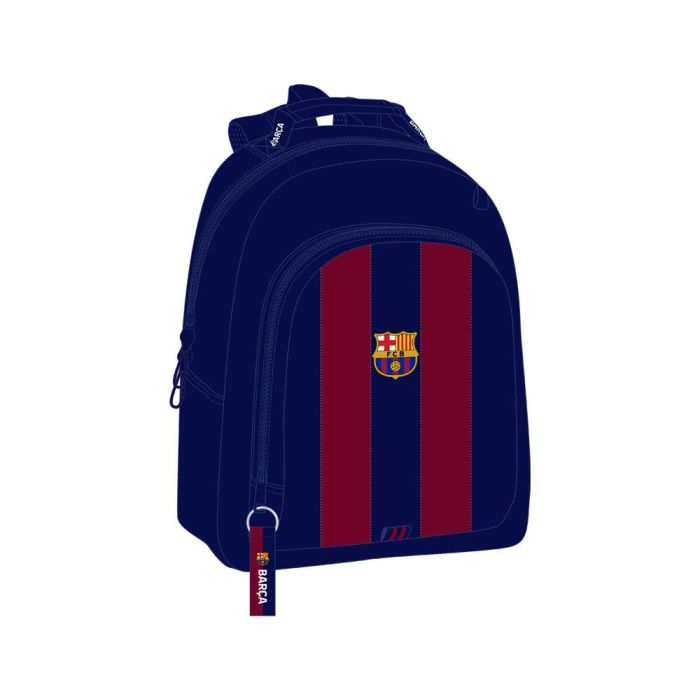 Mochila con protection f.c.barcelona 1ª equipacion 23/24 32x42x15cm