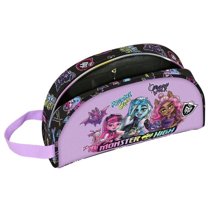 Neceser de Viaje Monster High Creep Negro Poliéster 300D 26 x 16 x 9 cm 1